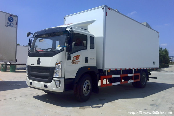 中国重汽HOWO G5X 210马力 4X2 冷藏车(冰凌方)