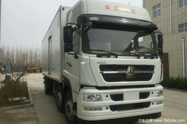 中国重汽 斯太尔M5G 310马力 6X2 冷藏车(冰凌方)