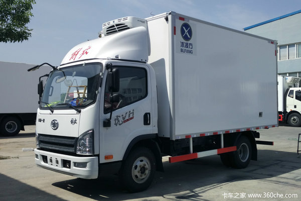 解放 虎VH 120马力 4X2 4.13米冷藏车(冰凌方)