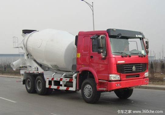 中国重汽 HOWO 340马力 6X4 混凝土搅拌车(龙帝牌)(SLA5255GJBZ)