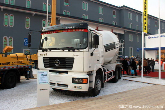 陕汽重卡 德龙F3000 336马力 6X4 混凝土搅拌车(SX5255GJBJT384)