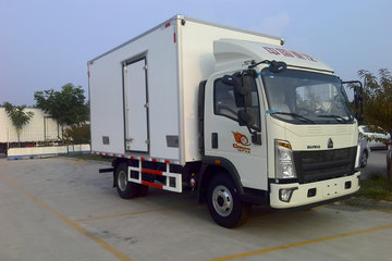 中国重汽HOWO 悍将 116马力 4X2 4米冷藏车(冰凌方)