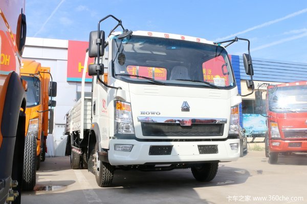 中国重汽HOWO 悍将 170马力 4.165米单排栏板轻卡(ZZ1047G3315E145)