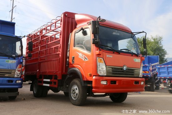 重汽王牌 7系 129马力 4.16米单排仓栅式轻卡(cdw5040ccyha1r5)