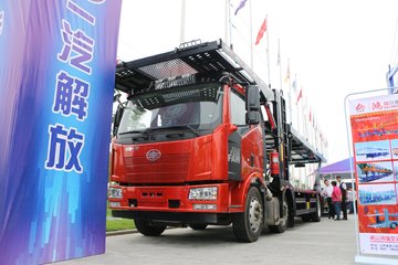 一汽解放 J6L重卡 320马力 6X2 中置轴轿运车(宏昌天马)(HCL5190TCLCAN48J5)
