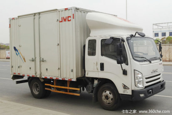 江铃 凯运强劲版 重载型豪华款 129马力 3.68米排半厢式轻卡(JX5042XXYXPGC2)