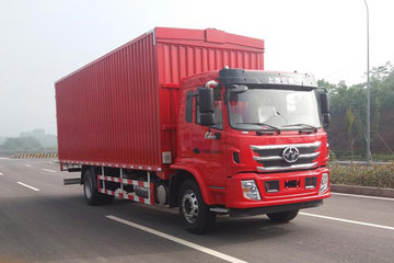 上汽红岩 杰豹 215马力 4X2 7.8米翼开启厢式载货车(CQ5186XYKALDG561)