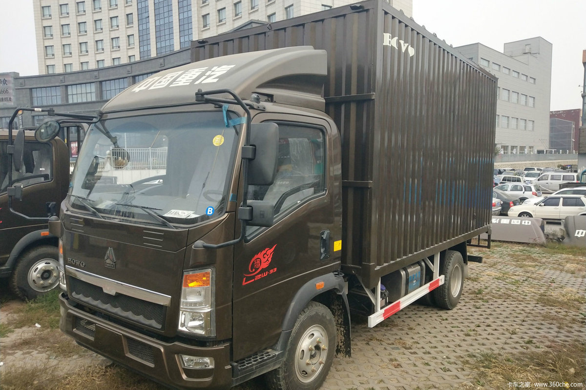 中国重汽HOWO 悍将156马力 4.15米单排售货车