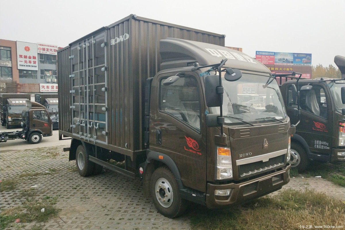 中国重汽HOWO 悍将 156马力 4.15米单排售货车