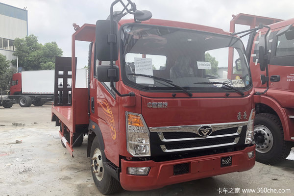 中国重汽 豪曼H3 129马力 4X2 平板运输车(程力威牌)