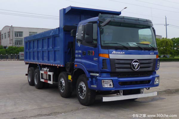 福田 欧曼ETX 9系重卡 北方版 375马力 8X4 8.2米自卸车(BJ3313DMPKF-AC)