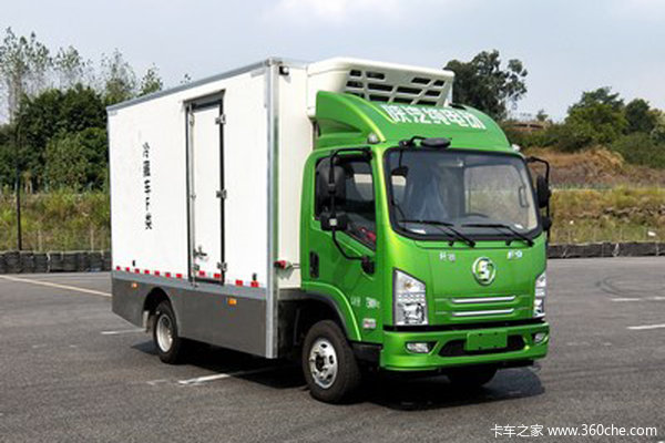 陕汽商用车 轩德E9 7.3T 4.1米单排纯电动冷藏车(SX5070XLCBEV331L)77.79kWh