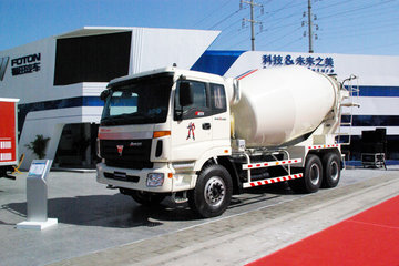 福田 欧曼ETX 9系 380马力 6X4 4.7方LNG混凝土搅拌车(BJ5253GJB-XF)