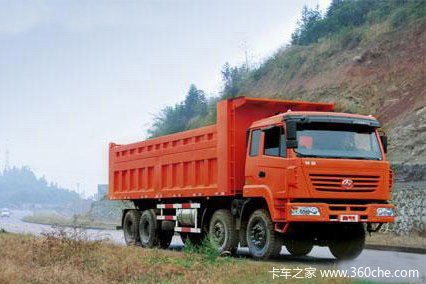 红岩 特霸重卡 340马力 8X4 8米自卸车(CQ3314STG426)