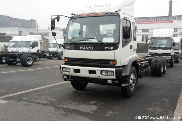 庆铃 FVZ重卡 300马力 6X4 9.4米厢式载货车(QL5250XRTFZ)