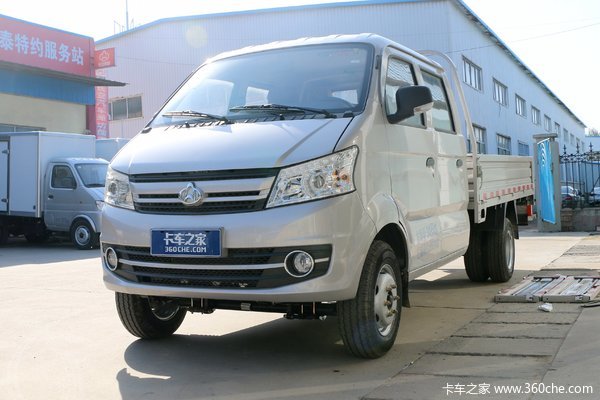 长安跨越王X5 1.5L 112马力 汽油/CNG 2.55米双排栏板小卡(SC1031FAS51CNG)