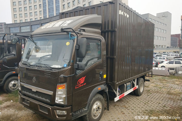 中国重汽HOWO 悍将 95马力 4.15米单排售货车(ZZ5047XSHF3315E145)