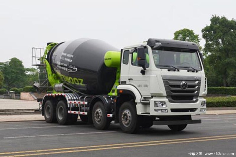 【图】中国重汽 豪瀚j5g 340马力 8x4 7方混凝土搅拌车(中联牌)(zlj