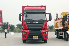 江铃重汽 威龙重卡 320马力 8X4 9.4米仓栅式载货车(SXQ5310CCYJ5A2D5)