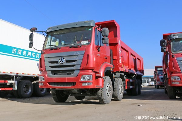 中国重汽 豪瀚J7B 340马力 8X4 5.6米自卸车(ZZ3315N2566E1)