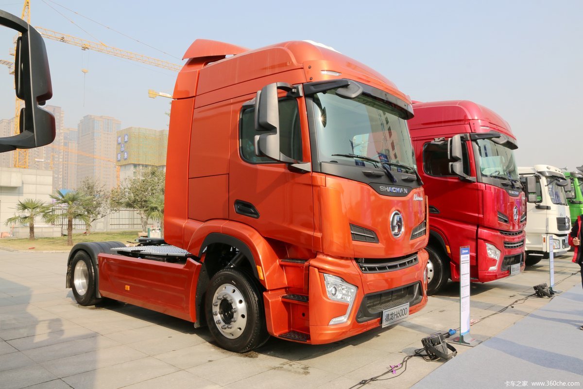 【图】陕汽重卡 德龙h6000 430马力 4x2牵引车(sx4180gc1q1)_实拍图片