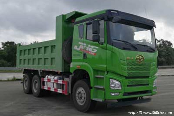 青岛解放 JH6重卡 375马力 6X4 5.6米自卸车(CA5251ZLJP25K15L3T1E5A80)