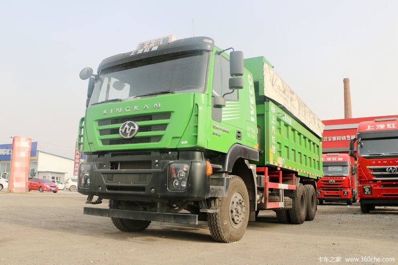 【图】上汽红岩 新金刚m500 360马力 6x4 6米自卸车(cq5256zljhtdg404