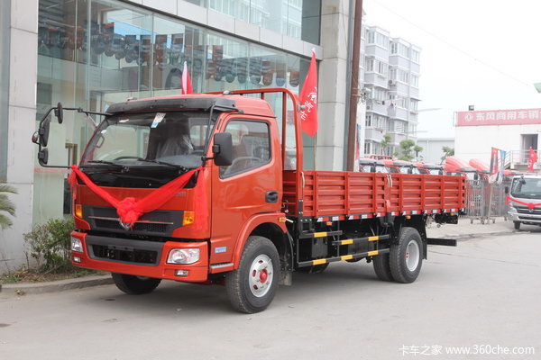 东风 凯普特C中卡 160马力 4X2 6.6米单排栏板载货车(DFA1130L15D7)