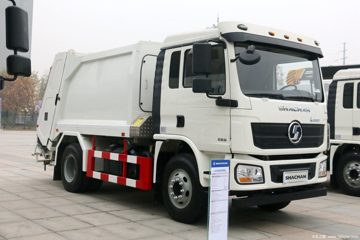 陕汽重卡 德龙L3000 钜惠版 200马力 4X2 压缩式垃圾车(国六)