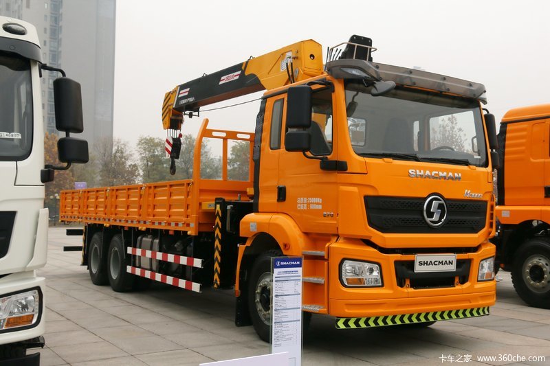 【图】陕汽 德龙h3000 270马力 6x4 随车吊_实拍图片_705055_卡车之家