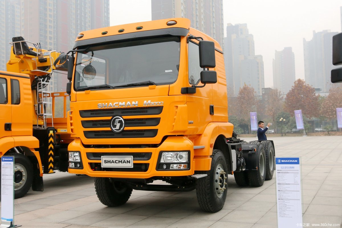 【图】陕汽重卡 德龙新m3000 经济版 380马力 6x4牵引车_实拍图片