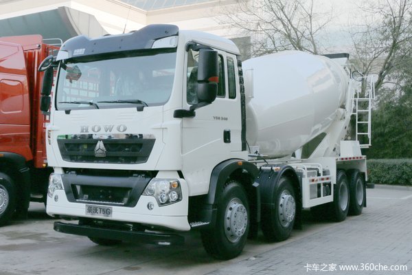 中国重汽 HOWO T5G 法规版 340马力 8X4 混凝土搅拌车(国六)