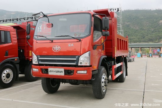 解放虎v160马力4x242米自卸车ca3160p40k62l3e5a84