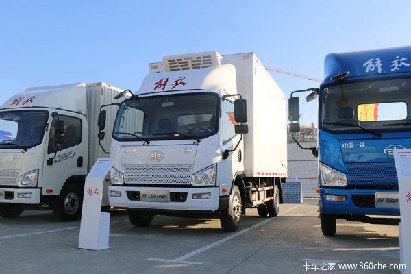 解放 J6F 130马力 4X2 3.77米冷藏车(中体)(CA5041XLCP40K61L2E6A84)