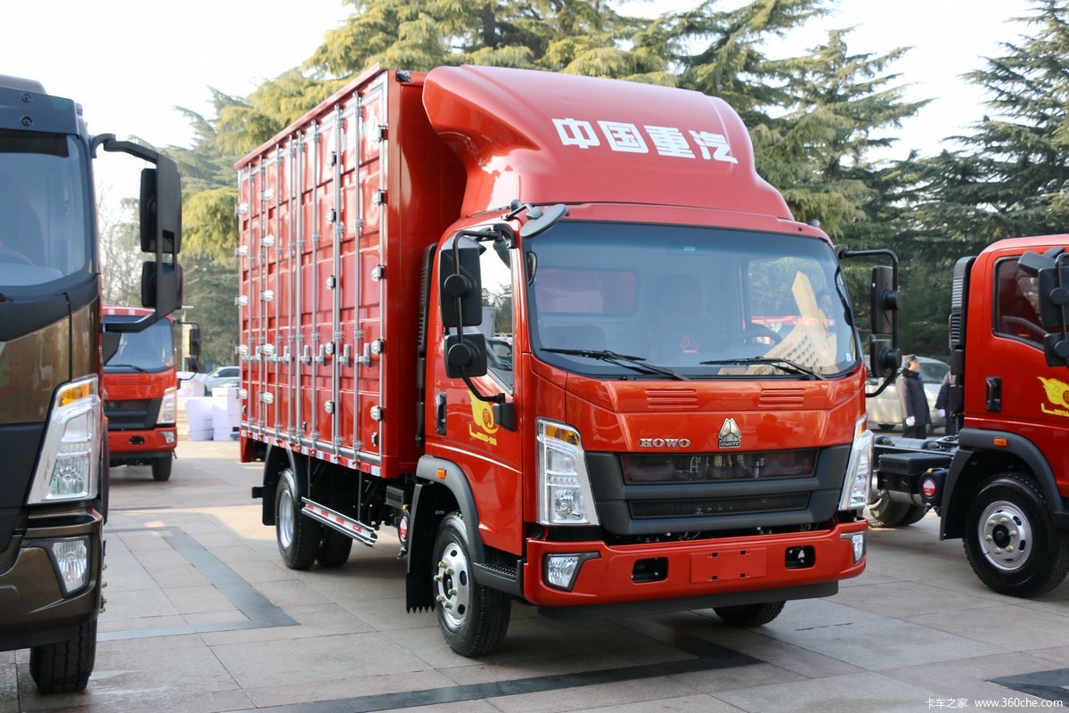 中国重汽HOWO 悍将 城配版 116马力 4.15米单排厢式轻卡