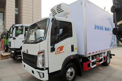中国重汽HOWO 悍将 170马力 4X2 4.1米冷藏车(国六)(ZZ5047XLCG3315F145)