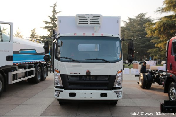 中国重汽HOWO 悍将 物流版 170马力 4X2 4.1米单排冷藏车(6档)(ZZ5047XLCF341CE145)
