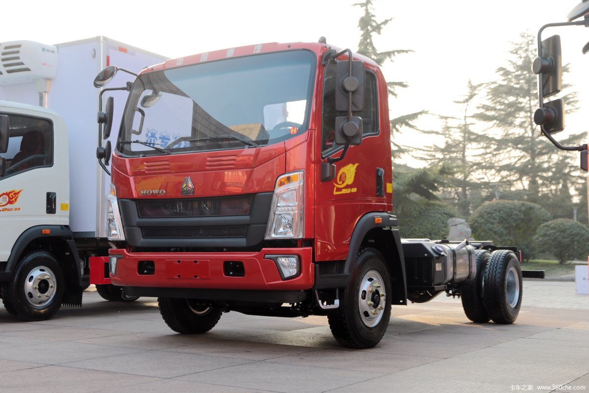 中国重汽HOWO 悍将 2019款 170马力 5.5米单排栏板载货车