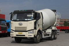 一汽解放 J6P 350马力 6X4 混凝土搅拌车(平顶驾驶室)(CA5250GJBP66K2L2T1E)