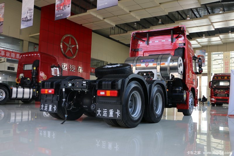 【图】大运 新n8v重卡 430马力 6x4 lng牵引车(cgc4253n53ca)_实拍