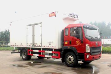 中国重汽HOWO G5X 250马力 4X2 6.8米冷藏车(国六)(ZZ5187XLCK561DF1)