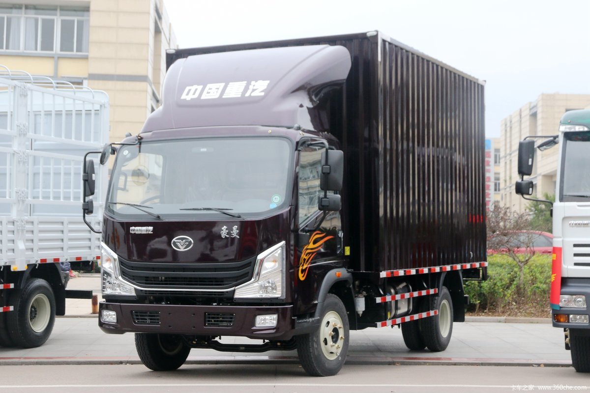中国重汽 豪曼H3 129马力 4.2米单排厢式载货车