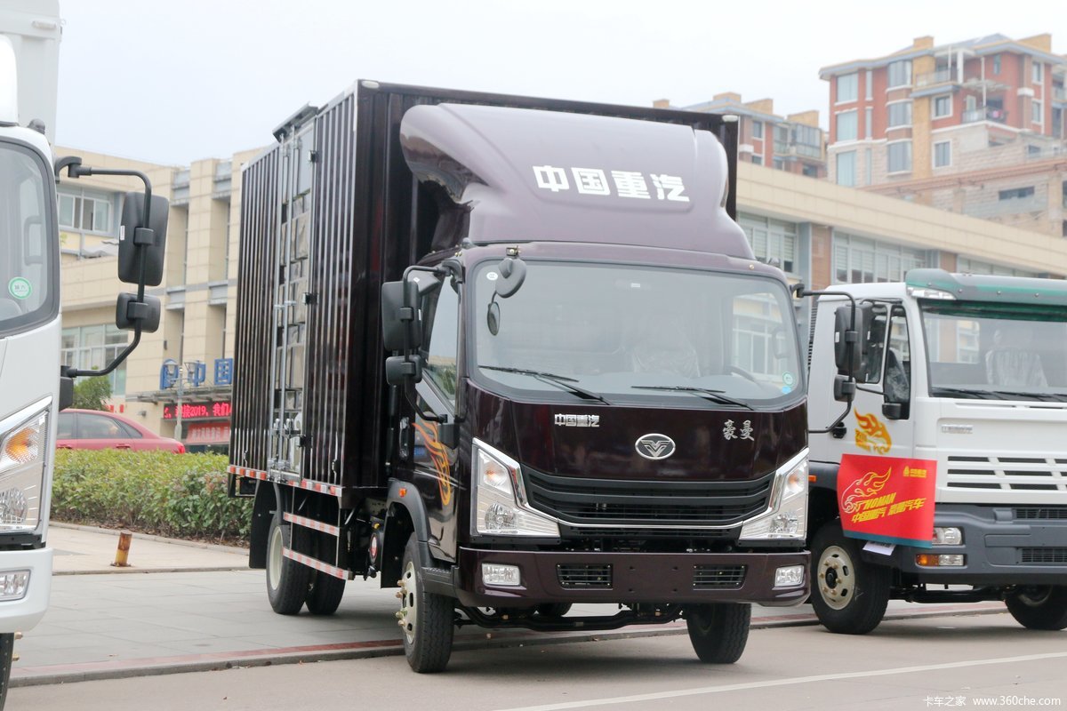 中国重汽 豪曼H3 重载版 170马力 4X2 4.2米单排厢式轻卡