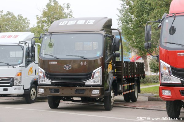 中国重汽 豪曼H3 重载版 129马力 4.2米单排栏板轻卡(ZZ1048D17EB1)
