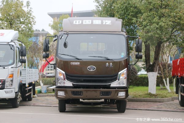 中国重汽 豪曼H3 190马力 3.85米排半栏板载货车(ZZ1088G17EB0)