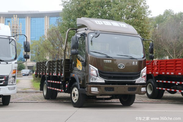 中国重汽 豪曼H3 154马力 4X2 4.2米单排栏板轻卡(速比4.333)(ZZ1048D17EB1)