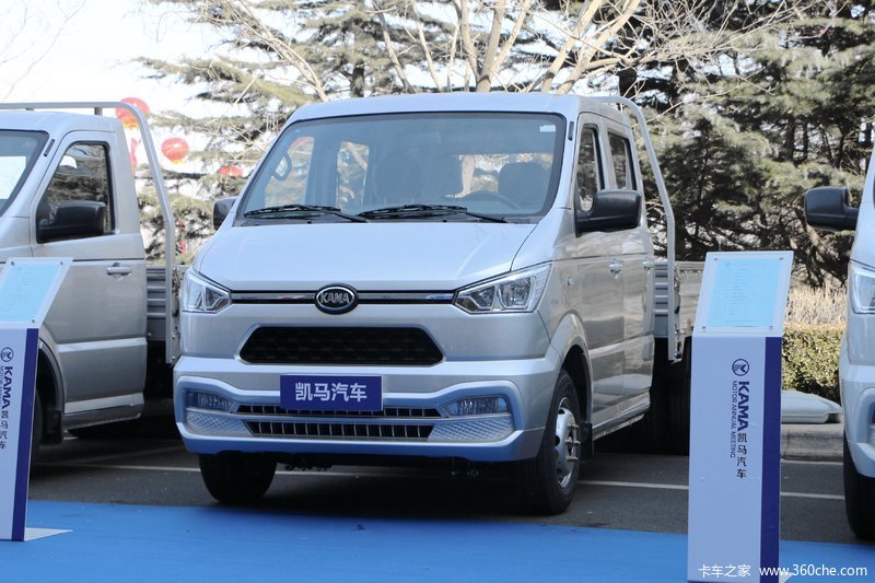 【图】凯马 锐捷 2.7米双排栏板微卡(国六)_实拍图片_717550_卡车之家