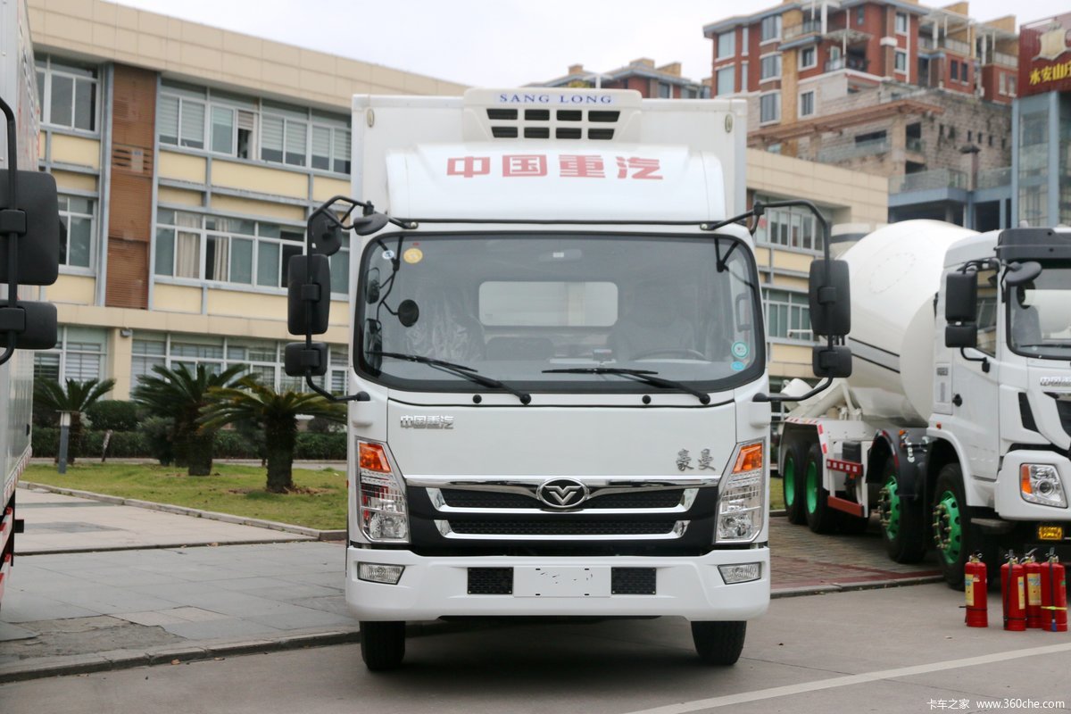 中国重汽 豪曼H3 150马力 4.15米单排冷藏车(国六)