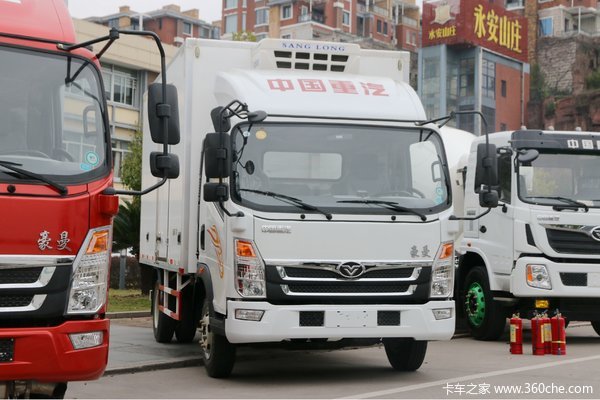 中国重汽 豪曼H3先锋 137马力 4X2 4.05米冷藏车(ZZ5048XLCG17FB5)