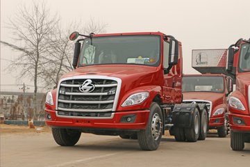东风柳汽 乘龙t5重卡 400马力 6x4长头牵引车(平顶)(lz4250t5db) 卡车